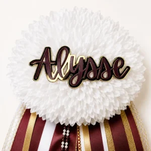 Custom Homecoming Mum Acrylic Embellishments